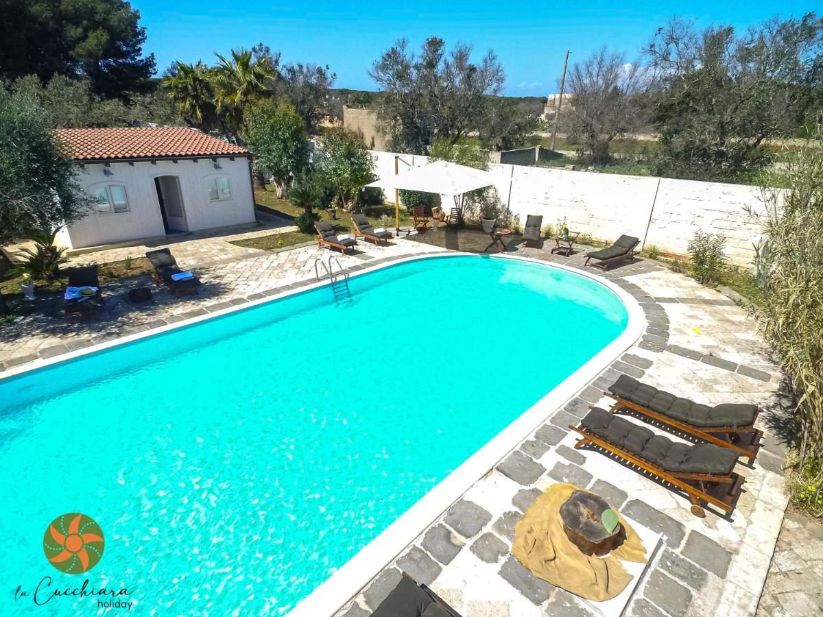 Dimora La Cucchiara - Pool - Garden - Parking In Porto Selvaggio Villa Santa Caterina  Luaran gambar